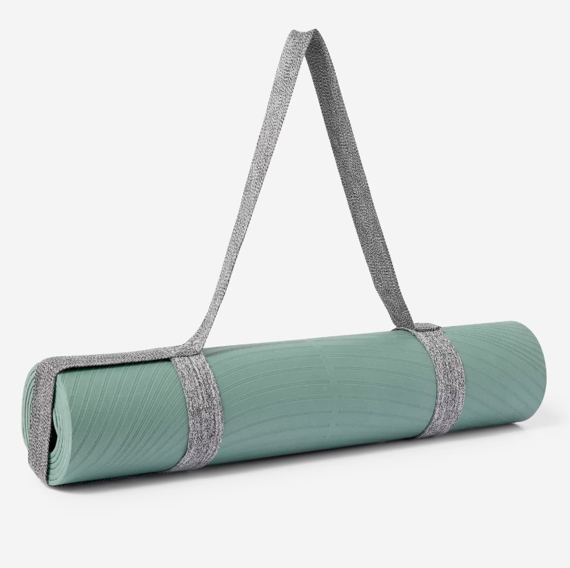 Grippy and Comfortable Gentle Yoga Mat - Dark Green Beige