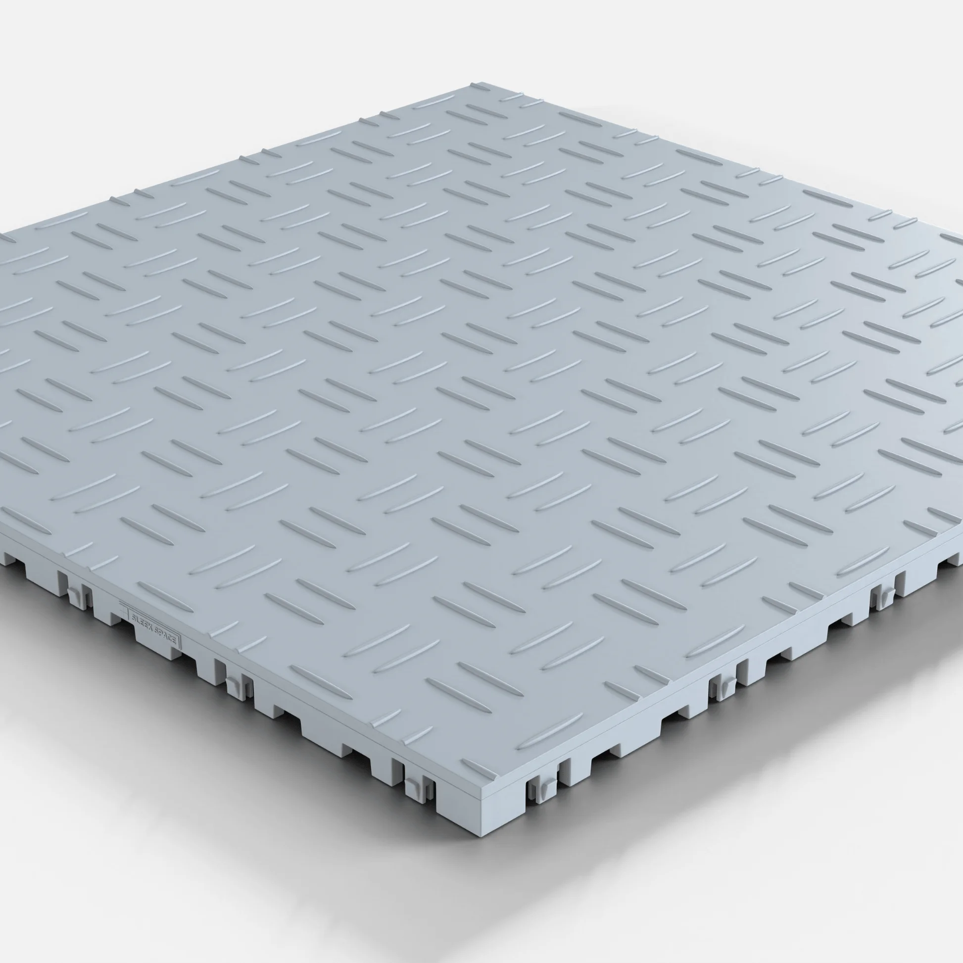 Silver Grey Garage Floor Tiles