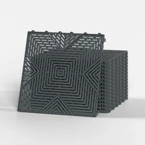 Space Grey Garage Floor Tiles